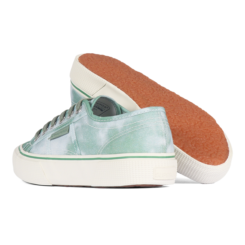 Superga 2490 Bold Tie Dye Green Tan