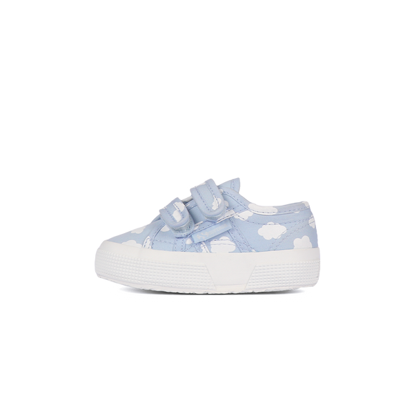 Superga 2750 Junior Straps Clouds Print Light Blue