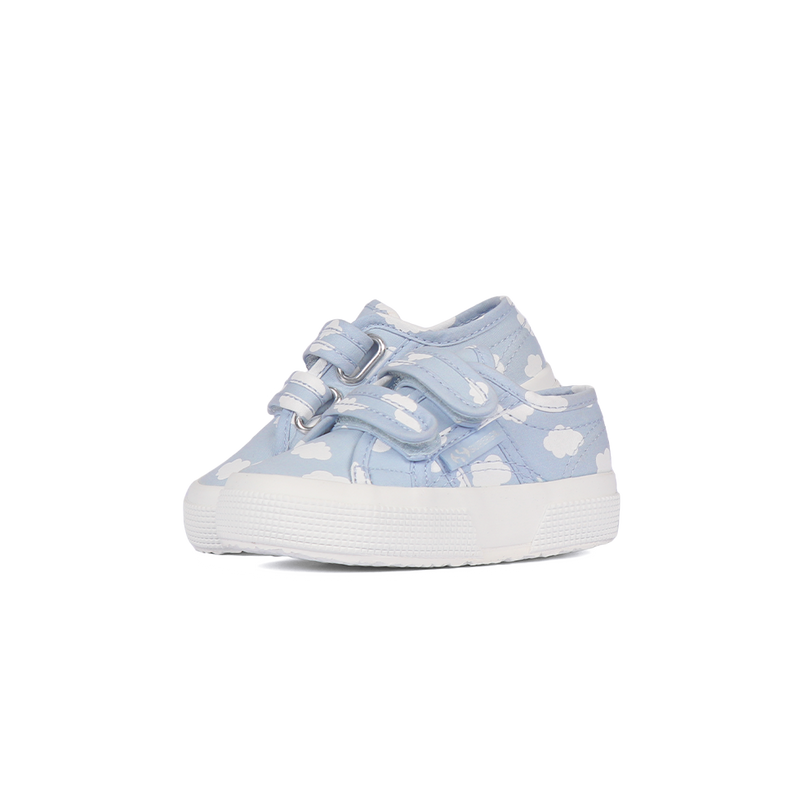 Superga 2750 Junior Straps Clouds Print Light Blue