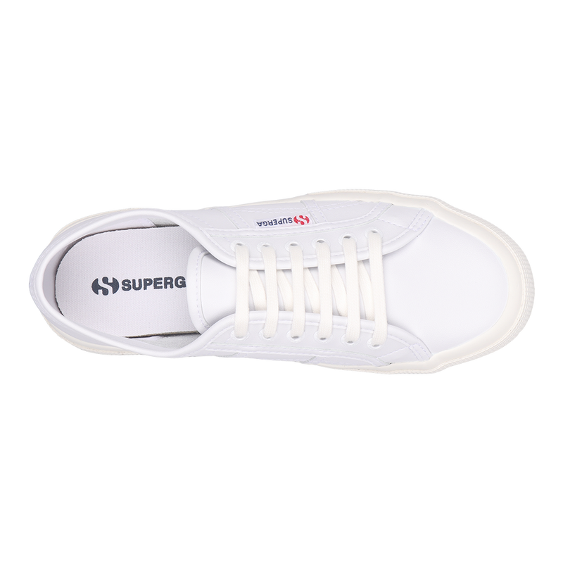 Superga 2750 Vegan Leather White Avorio