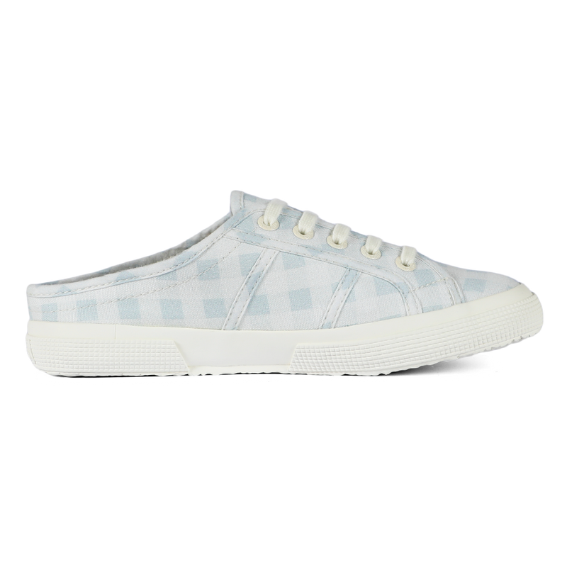 Superga X Drea Chong 2345 Mule Print Blue Check