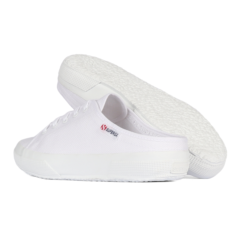 Superga 2401 Nude Mule White