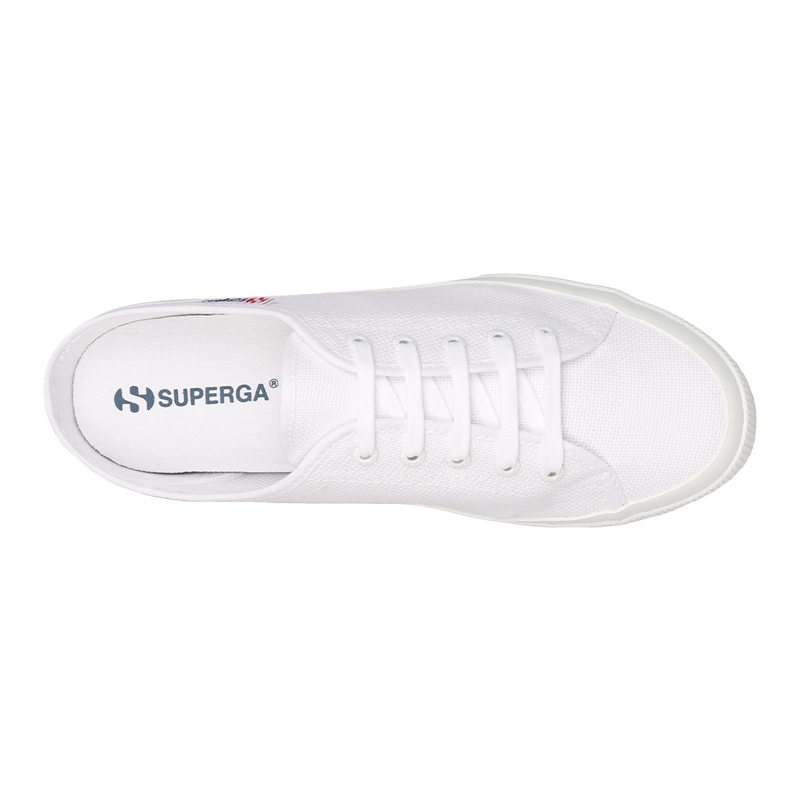 Superga 2401 Nude Mule White