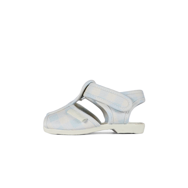 Superga X Drea Chong 1200 Print Baby Strap Sandal Blue Check