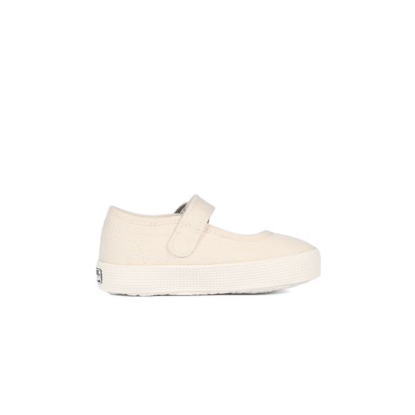 Superga 2452 Junior Mary Jane Beige Raw Full Avorio