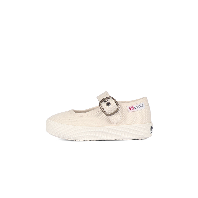 Superga 2452 Junior Mary Jane Beige Raw Full Avorio