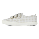 Superga X Drea Chong 2345 Strap Print Beige Check