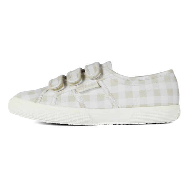 Superga X Drea Chong 2345 Strap Print Beige Check