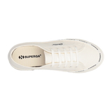 Superga 2750 Logo Piping WhiteAvorio Black Logo