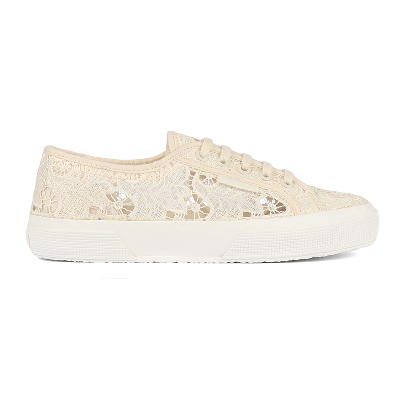 Superga 2750 Macrame Beige Light Eggshell-Full Avorio