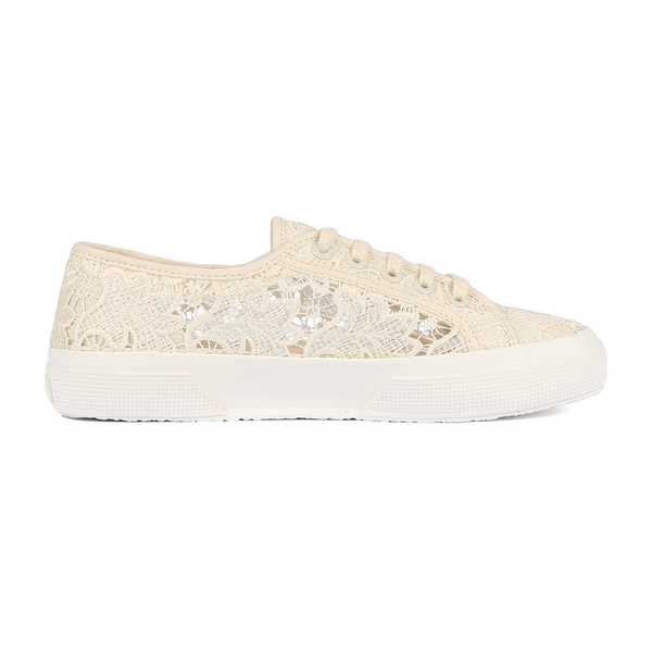 Superga 2750 Macrame Beige Light Eggshell-Full Avorio