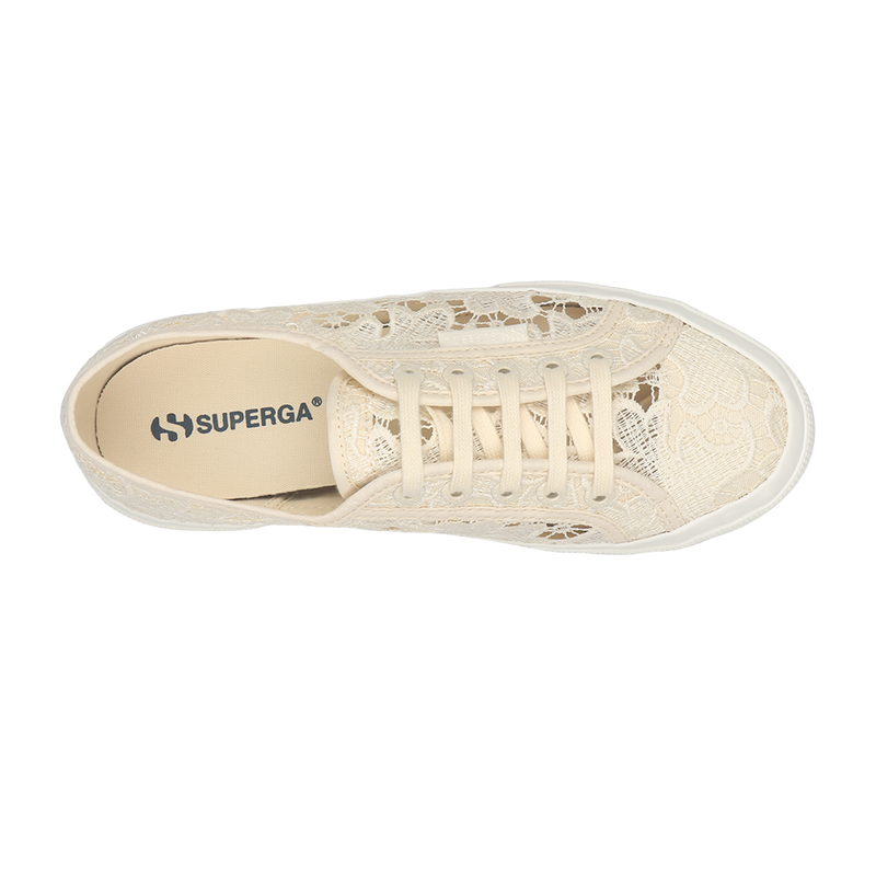 Superga 2750 Macrame Beige Light Eggshell-Full Avorio