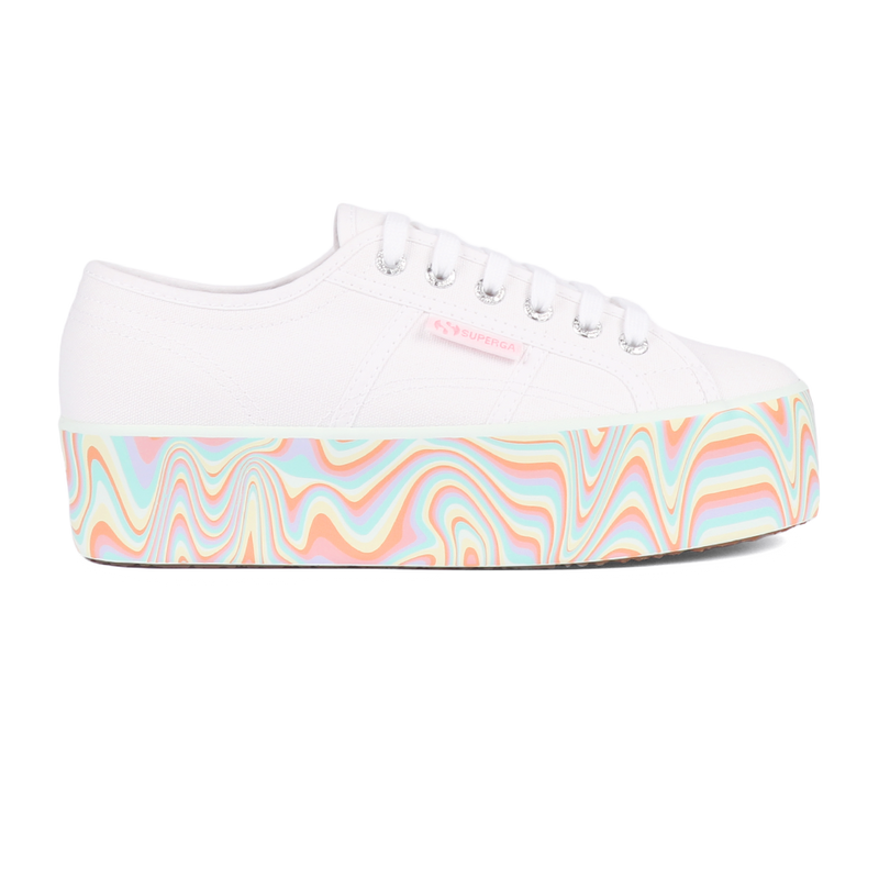 Superga 2790 Flatform Multicolor Liquify Sole