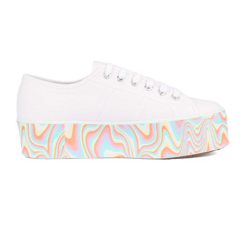 Superga 2790 Flatform Multicolor Liquify Sole