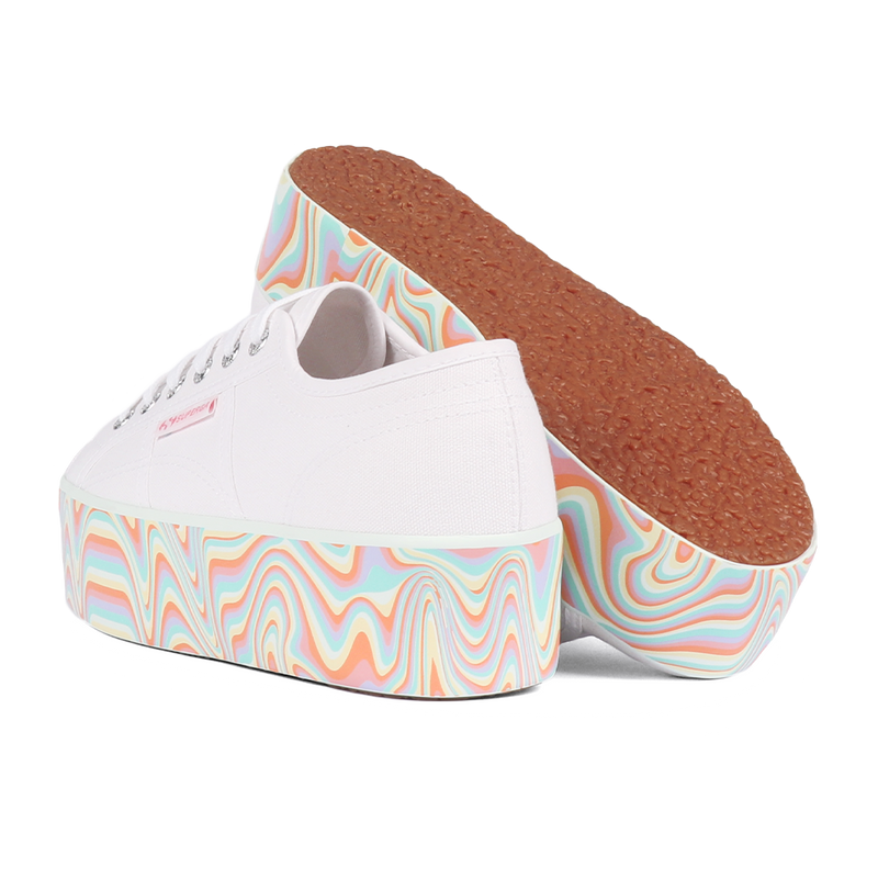 Superga platform shop multicolor