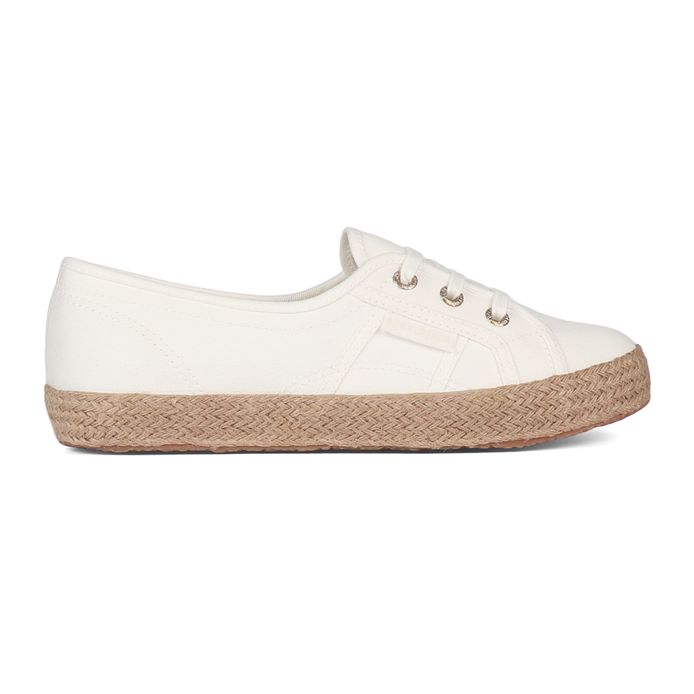 Superga 2345 Ballerina Espadrille Light Beige Gold