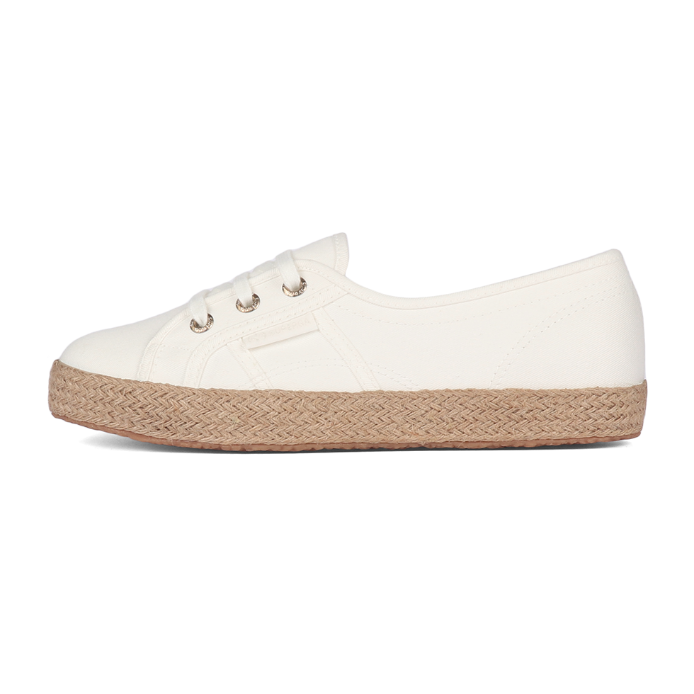 Superga 2345 Ballerina Espadrille Light Beige Gold