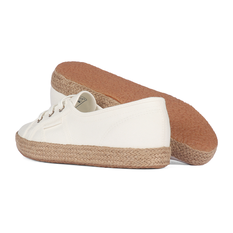 Superga 2345 Ballerina Espadrille Light Beige Gold