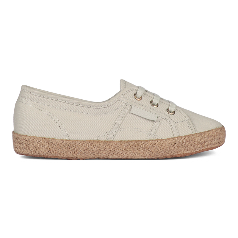 Superga 2345 Ballerina Espadrille Grey Sand Gold