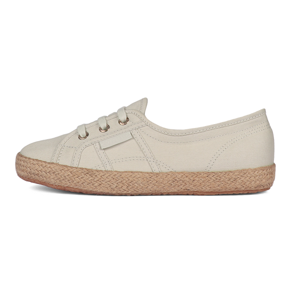 Superga 2345 Ballerina Espadrille Grey Sand Gold