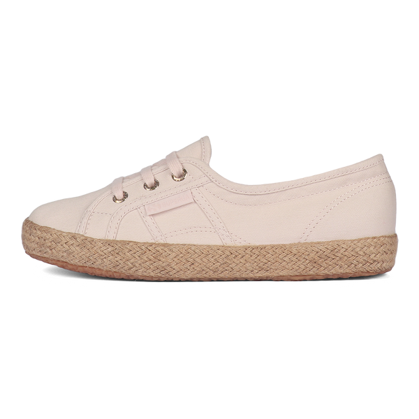 Superga 2345 Ballerina Espadrille Pink Almond Gold