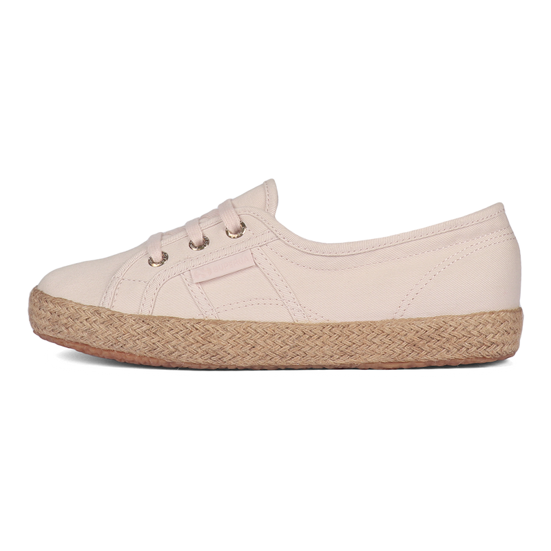 Superga 2345 Ballerina Espadrille Pink Almond Gold