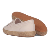 Superga 2345 Ballerina Espadrille Pink Almond Gold