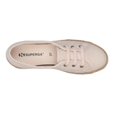 Superga 2345 Ballerina Espadrille Pink Almond Gold