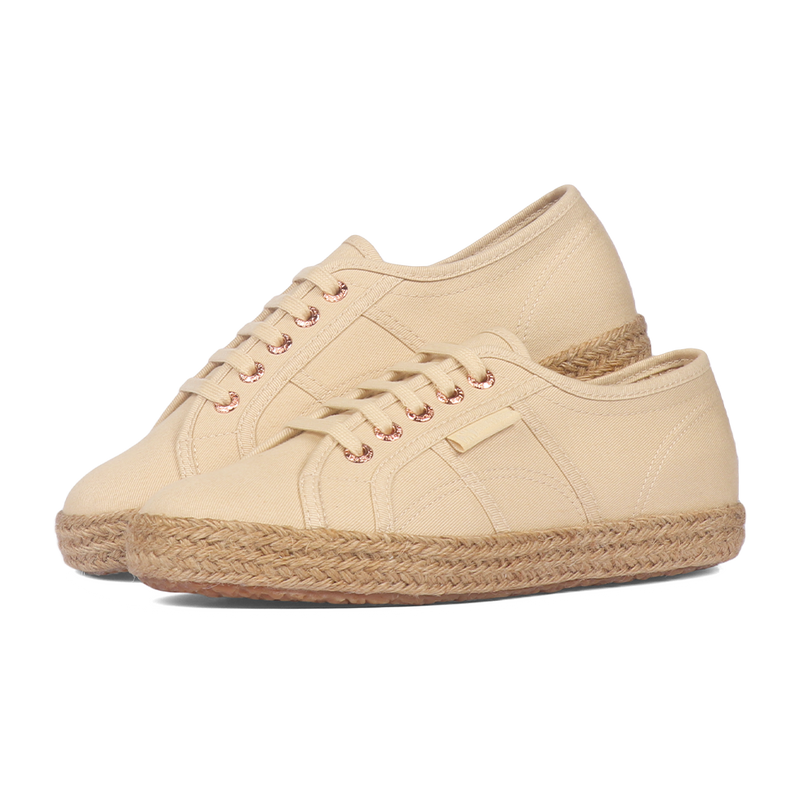 Superga 2750 Espadrille Beige Sand Rose Gold