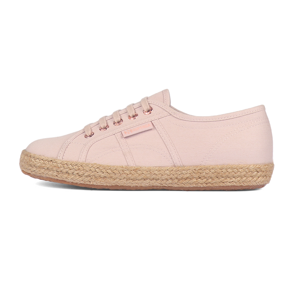 Superga 2750 Espadrille Pink Skin Rose Gold