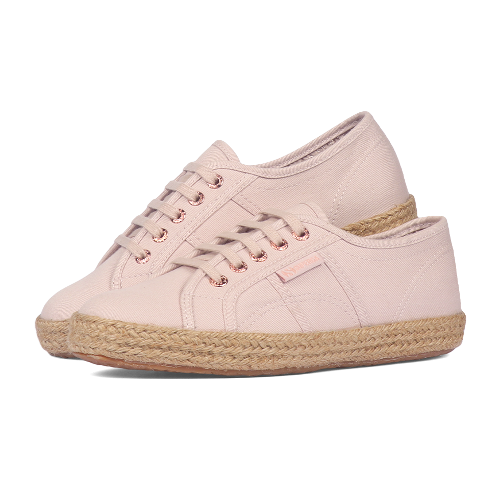 Superga 2750 Espadrille Pink Skin Rose Gold – Superga Malaysia