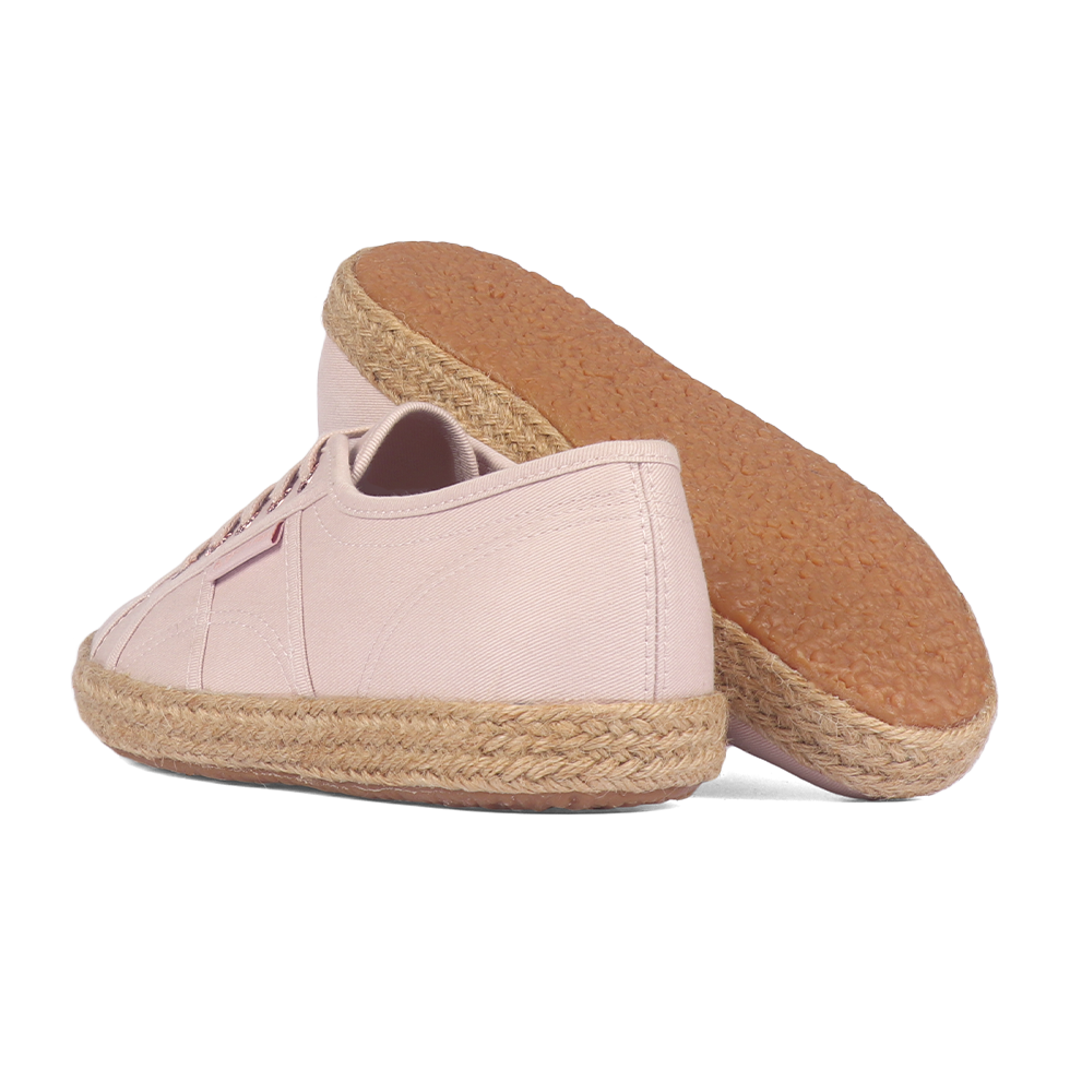Superga 2750 Espadrille Pink Skin Rose Gold