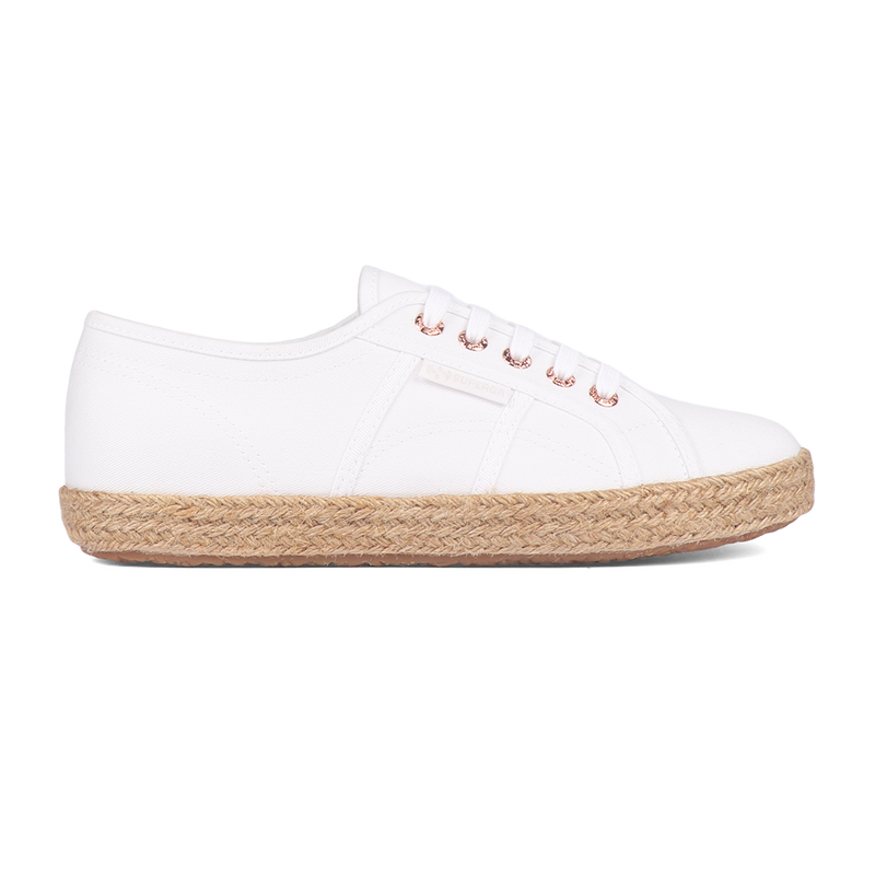 Superga 2750 Espadrille White Rose Gold