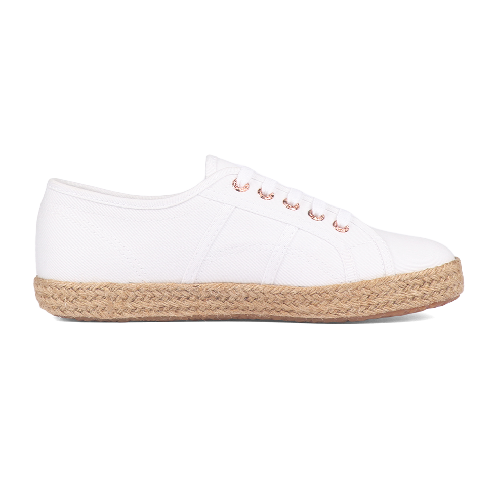 Espadrille Superga Flatforms White Superga Women's 2790 Cotropew