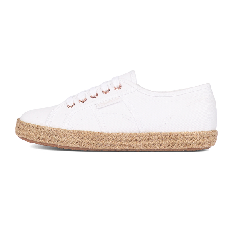 Superga 2750 Espadrille White Rose Gold