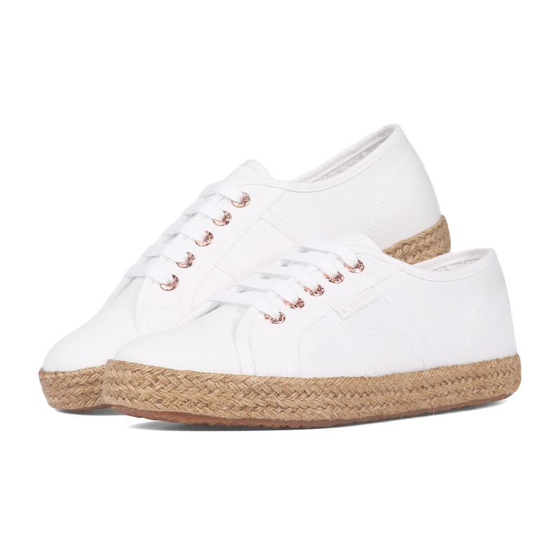 Superga 2750 Espadrille White Rose Gold