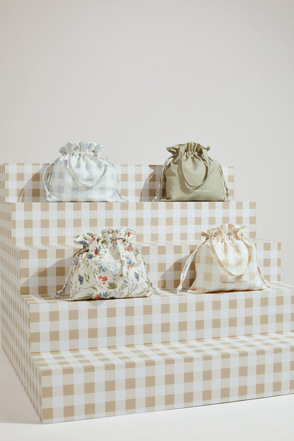 Superga X Drea Chong Drawstring Bag Pastel Flowers