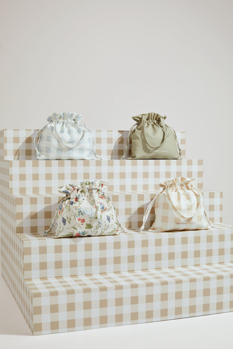 Superga X Drea Chong Drawstring Bag Pastel Flowers